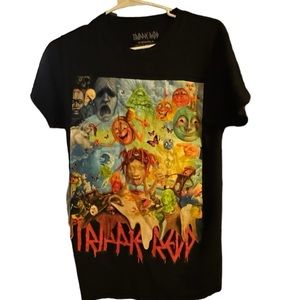 Rap Hip Hop Trippie Redd Women’s XS Tour Graphic Psychedelic T-Shirt MINTY